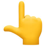 backhand-index-pointing-up Emoji facebook