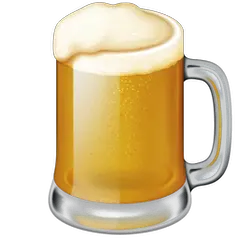 Beer Mug Emoji on Facebook
