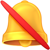 bell-with-slash Emoji facebook