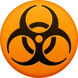 biohazard Emoji facebook