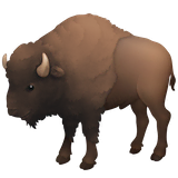 bison Emoji facebook