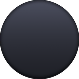 black-circle Emoji facebook