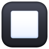 black-square-button Emoji facebook