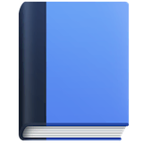 blue-book Emoji facebook