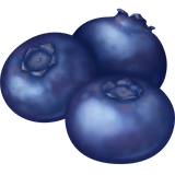 blueberries Emoji facebook