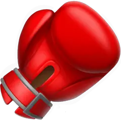 Боксерская перчатка Эмодзи на Facebook