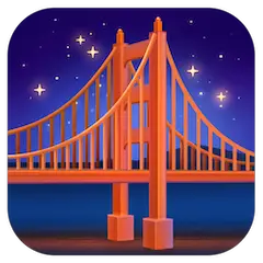 🌉 Bridge at Night Emoji — Meaning, Copy & Paste