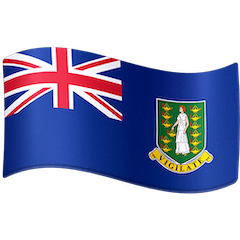 Bandera de las Islas Vírgenes británicas Emoji Facebook