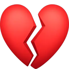 💔 Gebrochenes Herz Emoji auf Facebook