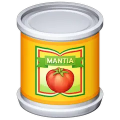 Canned Food Emoji on Facebook