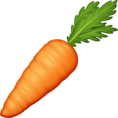 Carrot Emoji on Facebook