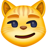 cat-with-wry-smile Emoji facebook