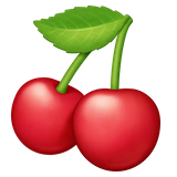 cherries Emoji facebook