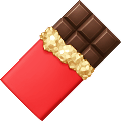 Chocolate Bar Emoji on Facebook