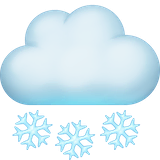 cloud-with-snow Emoji facebook