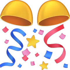 Confetti Ball Emoji on Facebook