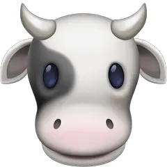 Cara de vaca Emoji Facebook