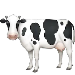 Cow Emoji on Facebook