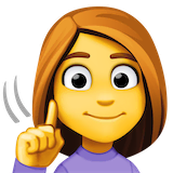 deaf-woman Emoji facebook