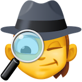 detective Emoji facebook