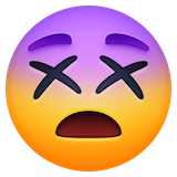 dizzy-face Emoji facebook