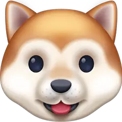 🐶 Dog Face Emoji on Facebook