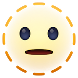 dotted-line-face Emoji facebook