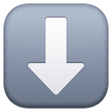 down-arrow Emoji facebook