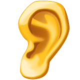 ear Emoji facebook