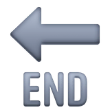 end-arrow Emoji facebook