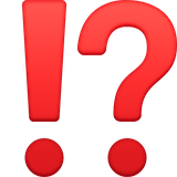 exclamation-question-mark Emoji facebook