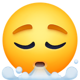 face-exhaling Emoji facebook