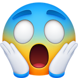 face-screaming-in-fear Emoji facebook