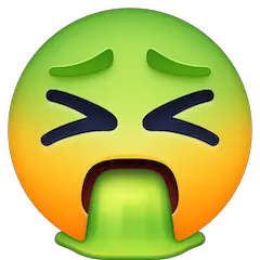 Image result for throw up emoji
