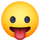 face-with-tongue Emoji facebook