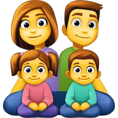 👪 Famiglia Emoji su Facebook