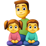 family-man-girl-boy Emoji facebook
