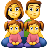 family-man-woman-girl-girl Emoji facebook