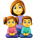 family-woman-girl-boy Emoji facebook