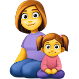 family-woman-girl Emoji facebook