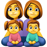 family-woman-woman-girl-boy Emoji facebook