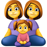 family-woman-woman-girl Emoji facebook