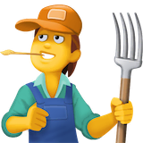 farmer Emoji facebook