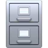 file-cabinet Emoji facebook