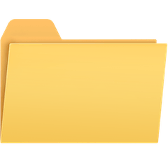 File Folder Emoji on Facebook