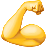 flexed-biceps Emoji facebook