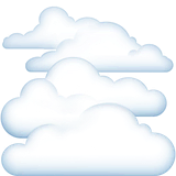 fog Emoji facebook