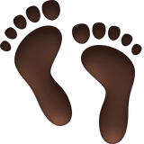 footprints Emoji facebook