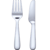fork-and-knife Emoji facebook
