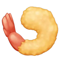 Fried Shrimp Emoji on Facebook